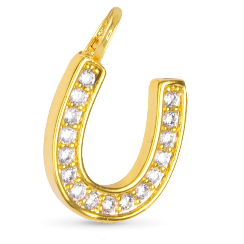 Horseshoe Charm Gold
